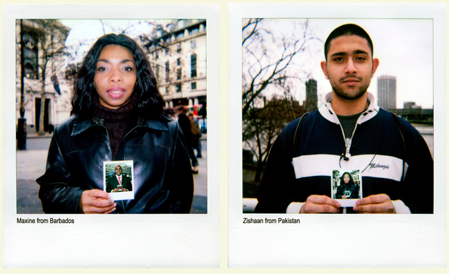 Maxine from Barbados and Zishaan from Pakistan