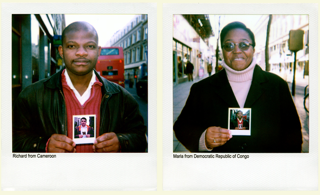 Richard from Cameroon and Maria from the Democratic Republic of the Congo