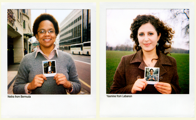 Neitra from Bermuda and Yasmine from Lebanon