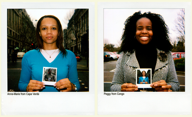 Anne-Marie from Cape Verde and Peggy from Congo